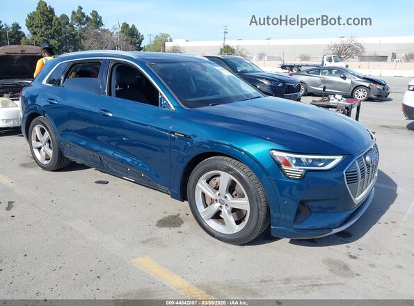 WA1VAAGE0KB017232 2019 AUDI E-TRON Blue Delantero derecho