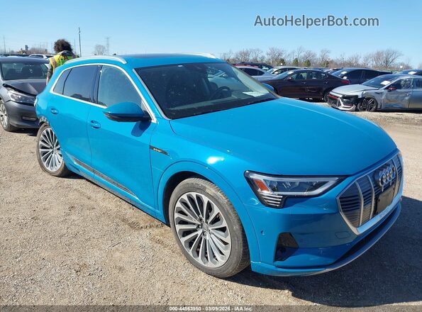 WA1VAAGE7KB008494 2019 AUDI E-TRON Blue Przód prawy