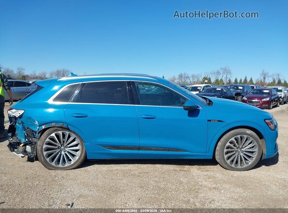 WA1VAAGE7KB008494 2019 AUDI E-TRON Blue Widok wnętrza z tyłu
