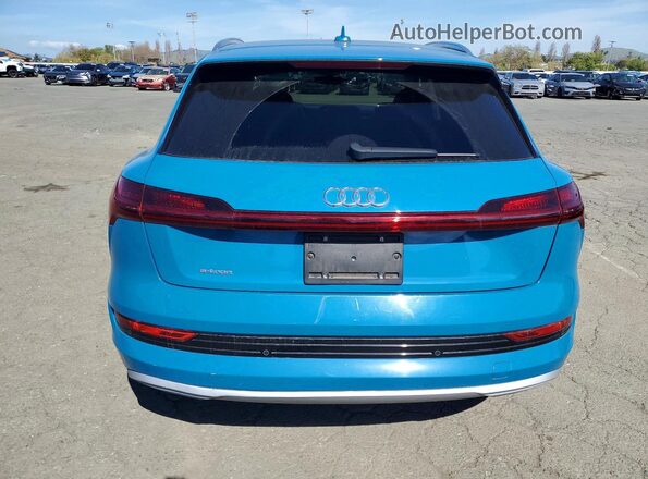 WA1VAAGEXKB010322 2019 AUDI E-TRON Blue Widok z tyłu