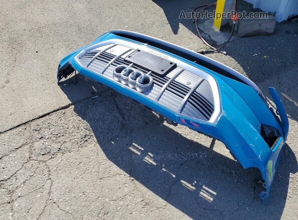 WA1VAAGEXKB010322 2019 AUDI E-TRON Blue Widok naklejki z numerem VIN