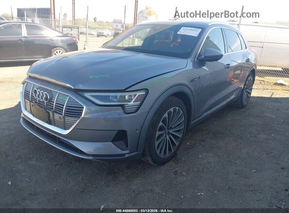 WA1VABGE8KB012625 2019 AUDI E-TRON Gray Przód lewy