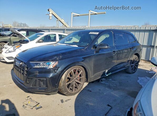 WA1VWBF71MD014440 2021 AUDI SQ7 Black Առջևի ձախ երեք քառորդ տեսարան