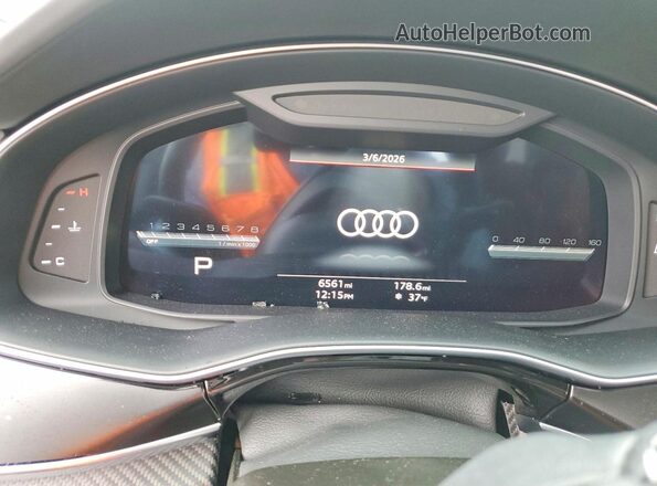 WA1VWBF77SD006064 2025 AUDI SQ7 Белый Вид щитка приборов