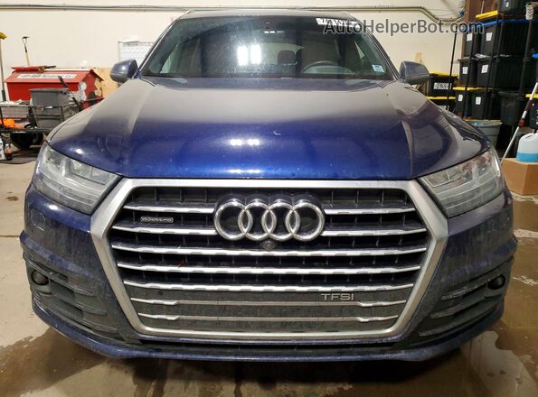 WA1WAAF75JD040922 2018 AUDI Q7 Синий Вид спереди