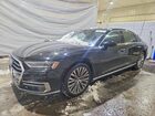2019 Audi A8 L Черный vin: WAU8DAF87KN009548