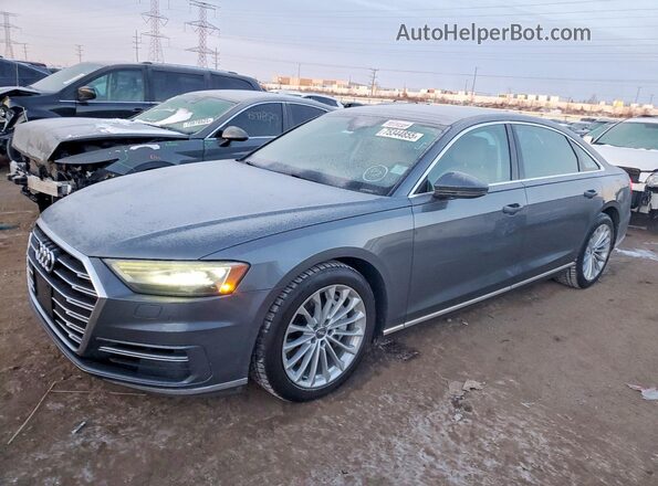 WAU8DAF89KN010930 2019 AUDI OTHER Gray წინა მარცხენა ხედი სამი მეოთხედიდან