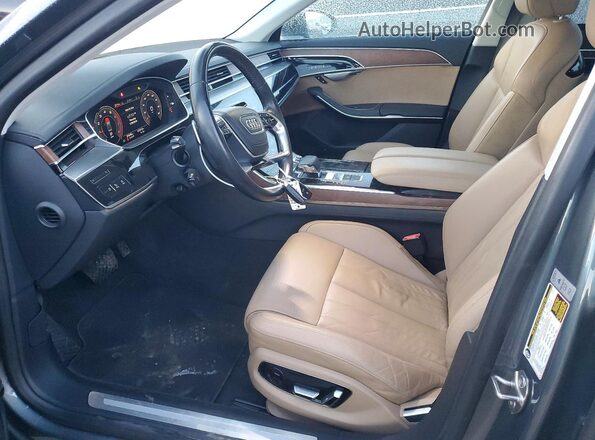 WAU8DAF89KN010930 2019 AUDI OTHER Gray წინა სალონის ხედი