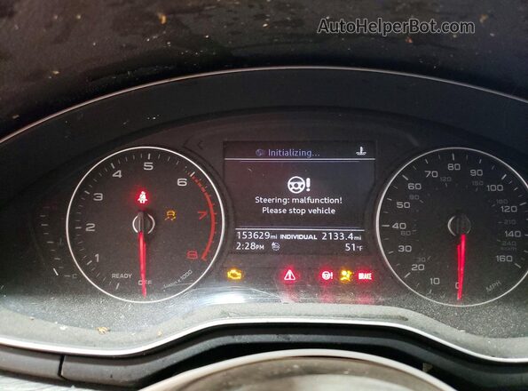WAUANAF43HN070335 2017 AUDI OTHER Белый Вид щитка приборов