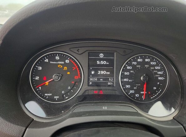 WAUAUGFF1KA095627 2019 AUDI OTHER Gray Instrument cluster view