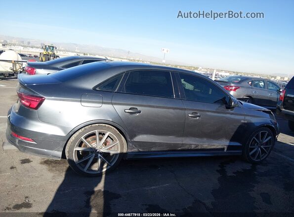 WAUB1GFF1J1006330 2018 AUDI S3 Gray Rear interior view