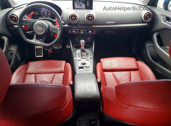 WAUB1GFF2H1079393 2017 AUDI S3 Синий Вид панели приборов