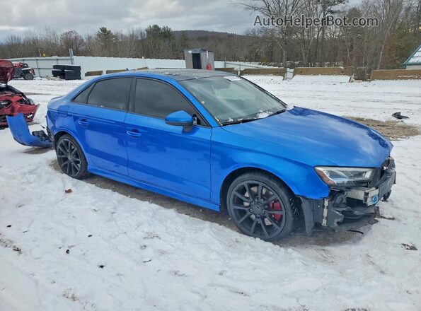 WAUB1GFF2H1079393 2017 AUDI S3 Синий Передняя правая четверть
