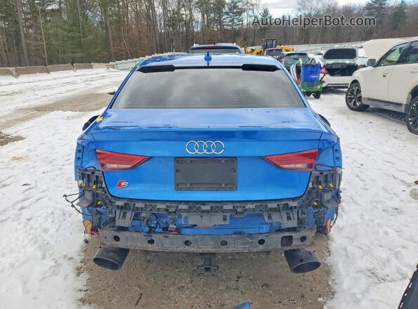 WAUB1GFF2H1079393 2017 AUDI S3 Синий Вид сзади