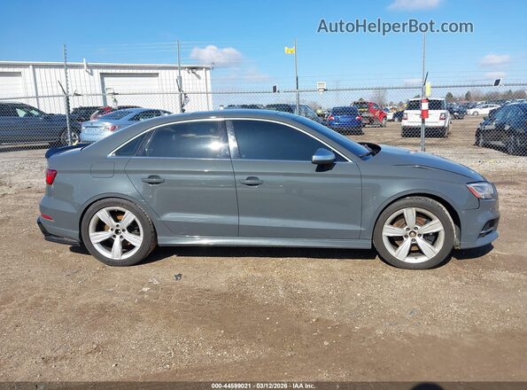 WAUB1GFF3H1034852 2017 AUDI S3 Серый Вид задней части салона