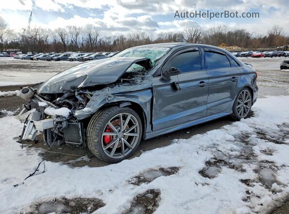 WAUB1GFF3J1013487 2018 AUDI S3 Серый Передняя левая четверть