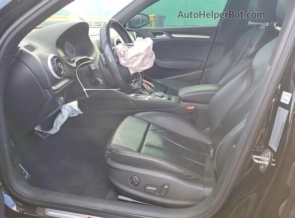 WAUB1GFF6G1070050 2016 AUDI S3 Черный Вид салона спереди