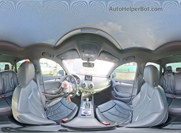 WAUB1GFF6G1070050 2016 AUDI S3 Черный Вид наклейки с VIN-кодом
