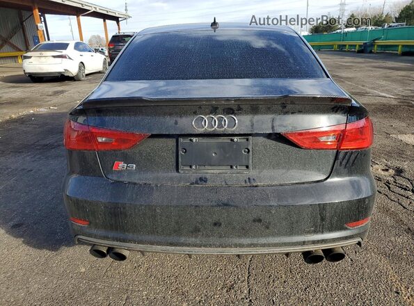 WAUB1GFF6G1070050 2016 AUDI S3 Черный Вид сзади
