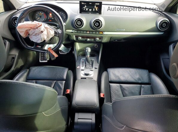 WAUB1GFF6G1070050 2016 AUDI S3 Черный Вид панели приборов