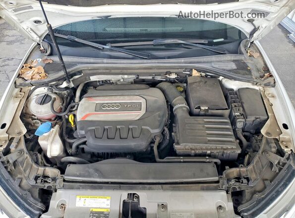 WAUB1GFF6H1019987 2017 AUDI S3 Белый Вид задней части салона