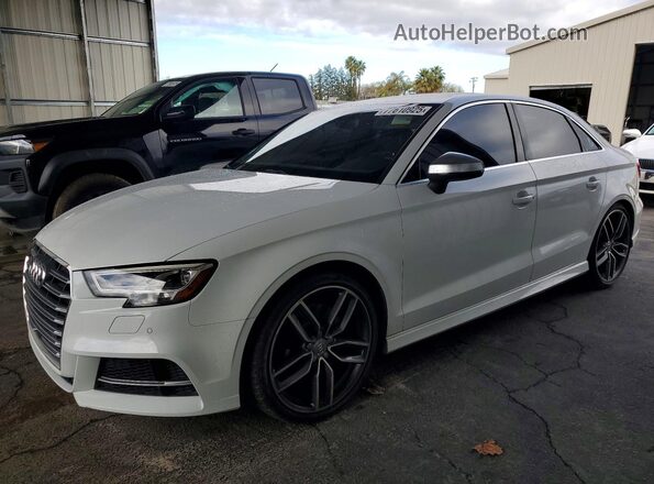 WAUB1GFF6H1019987 2017 AUDI S3 Белый Передняя левая четверть