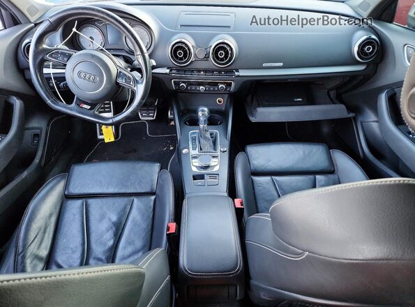 WAUB1GFF9G1075324 2016 AUDI S3 Синий Вид панели приборов