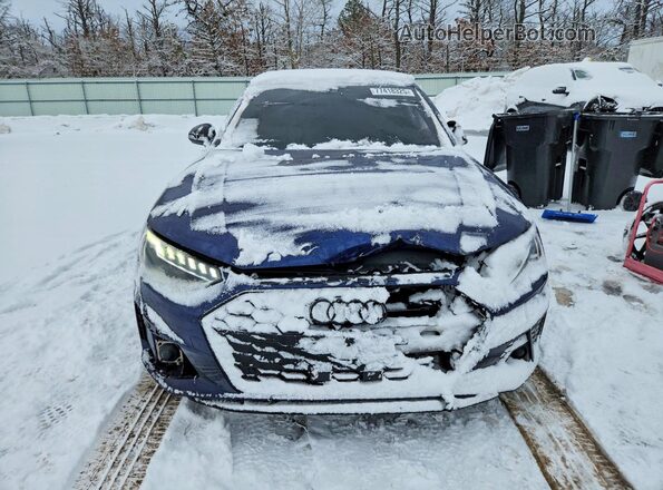 WAUB4AF41PA085123 2023 AUDI S4 Blue Vista frontal