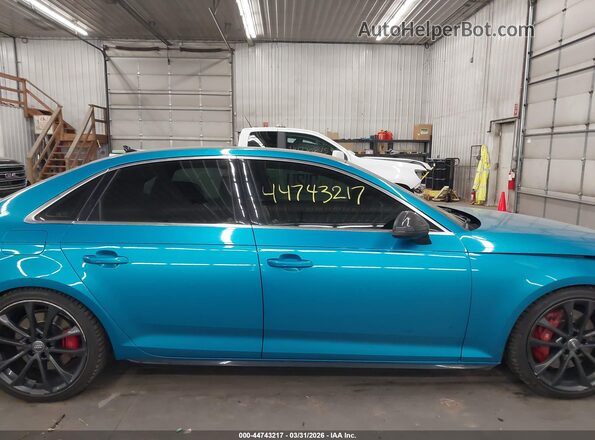 WAUB4AF42JA001592 2018 AUDI S4 Turquoise Панорамний вид салону 360°