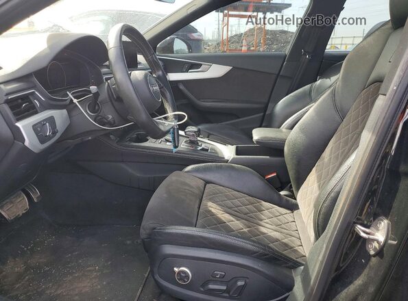WAUB4AF44KA034904 2019 AUDI S4 Black Widok wnętrza z przodu