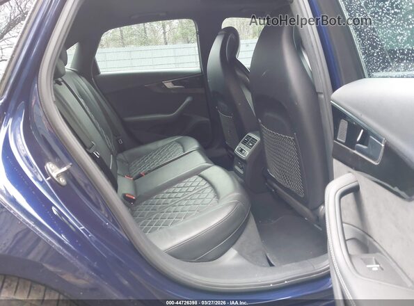 WAUB4AF44MA025204 2021 AUDI S4 Синий Вид наклейки с VIN-кодом