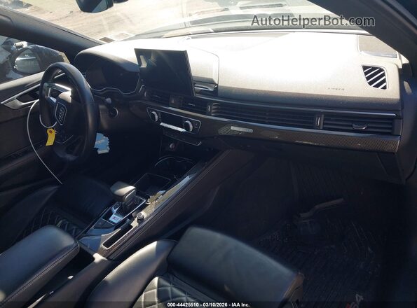 WAUB4AF44NA033675 2022 AUDI S4 Серый Вид салона спереди