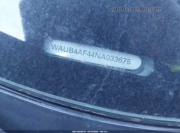 WAUB4AF44NA033675 2022 AUDI S4 Серый 