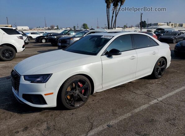 WAUB4AF45KA002401 2019 AUDI S4 White წინა მარცხენა ხედი სამი მეოთხედიდან