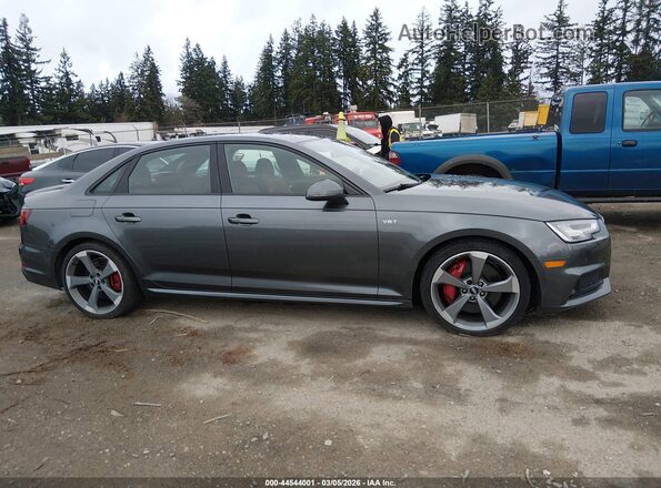 WAUB4AF46JA010697 2018 AUDI S4 Gray Widok wnętrza z tyłu