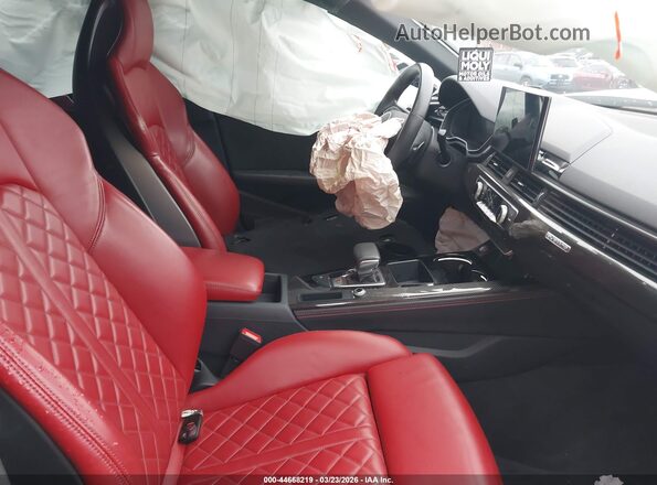 WAUB4AF46LA041502 2020 AUDI S4 White Widok wnętrza z przodu