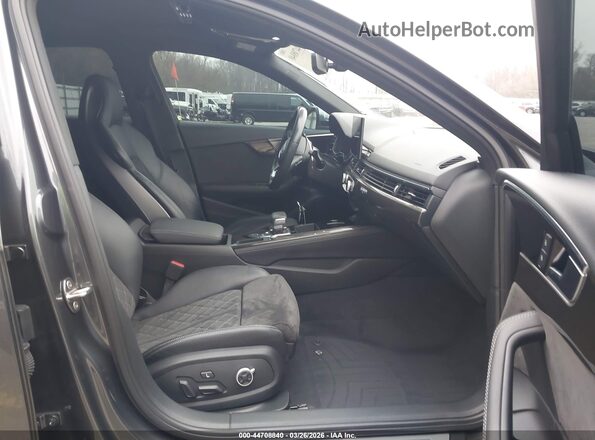WAUB4AF47MA041946 2021 AUDI S4 Gray Widok wnętrza z przodu