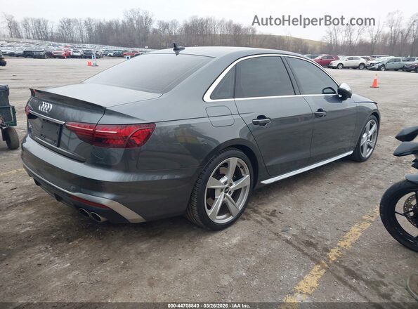 WAUB4AF47MA041946 2021 AUDI S4 Gray Tył prawy