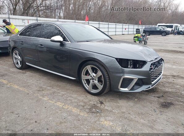 WAUB4AF47MA041946 2021 AUDI S4 Gray Przód prawy