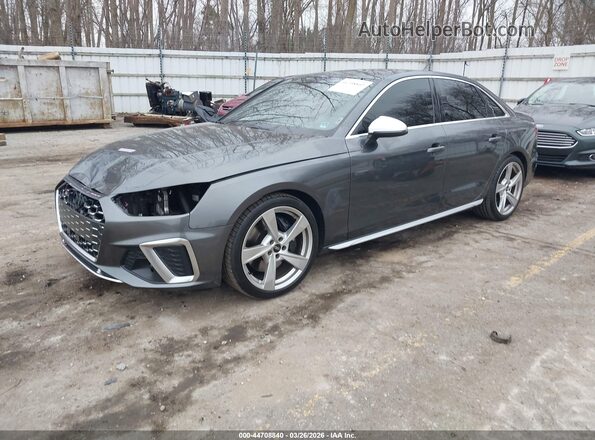 WAUB4AF47MA041946 2021 AUDI S4 Gray Przód lewy