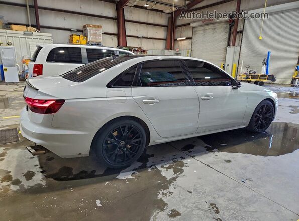 WAUB4AF47MA062974 2021 AUDI S4 Белый Задняя правая четверть