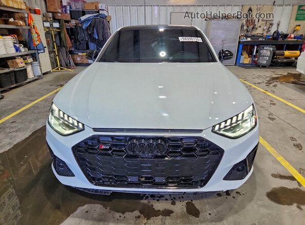 WAUB4AF47MA062974 2021 AUDI S4 Белый Вид спереди