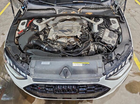 WAUB4AF47MA062974 2021 AUDI S4 Белый Вид задней части салона