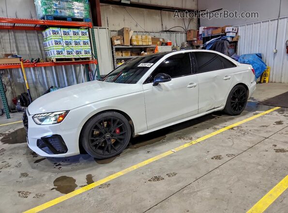 WAUB4AF47MA062974 2021 AUDI S4 Белый Передняя левая четверть