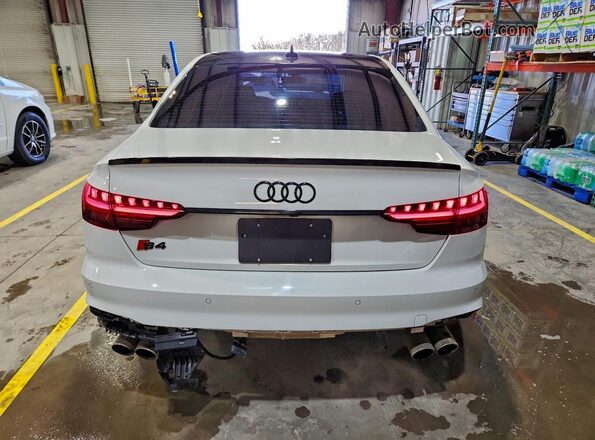 WAUB4AF47MA062974 2021 AUDI S4 Белый Вид сзади