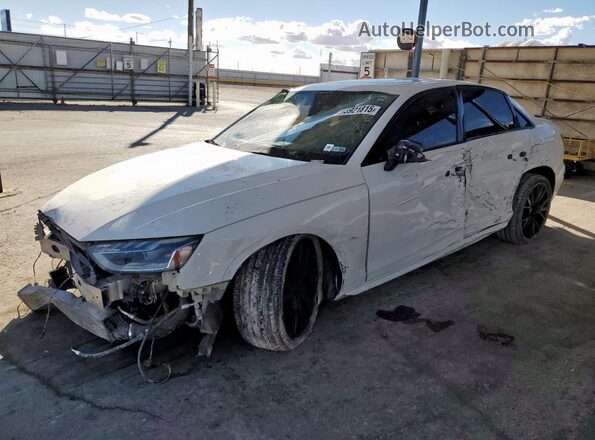 WAUB4AF49NA050245 2022 AUDI S4 White Vista tres cuartos delantera izquierda