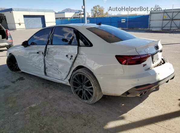 WAUB4AF49NA050245 2022 AUDI S4 White Trasero izquierdo