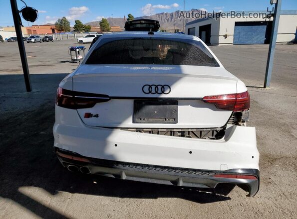 WAUB4AF49NA050245 2022 AUDI S4 White Vista trasera