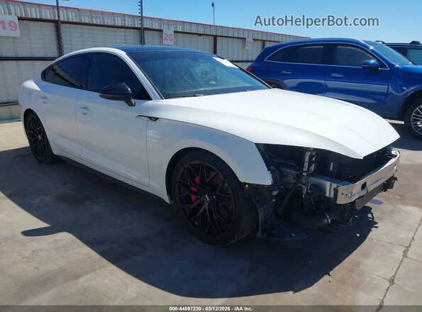 WAUB4CF50KA077656 2019 AUDI S5 Белый Передняя правая четверть