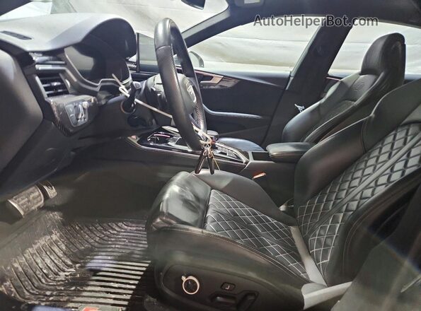 WAUB4CF50MA004418 2021 AUDI S5 Black Widok wnętrza z przodu